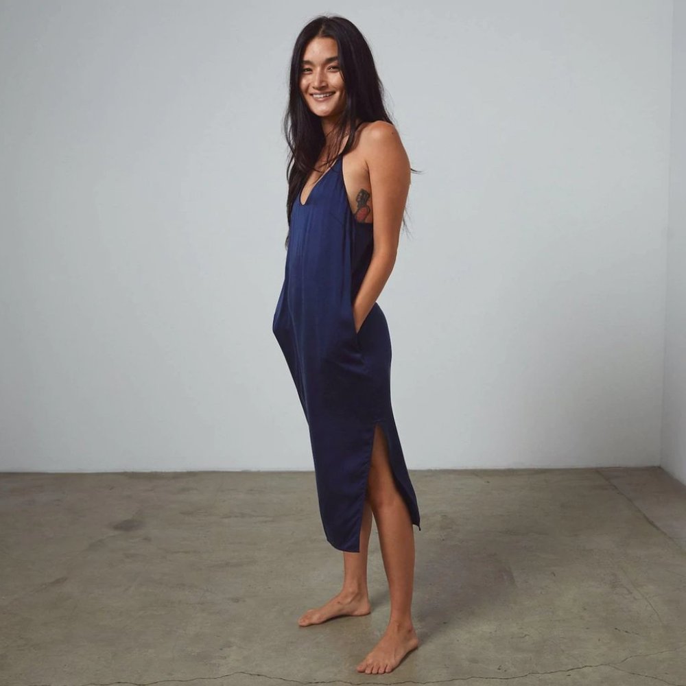 Washable Silk Slip Dress (Lunya)